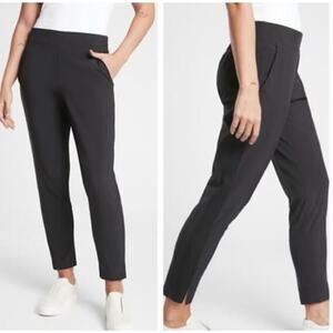 Athleta Brooklyn High Rise Ankle Pant Black Lightweight Women's 4